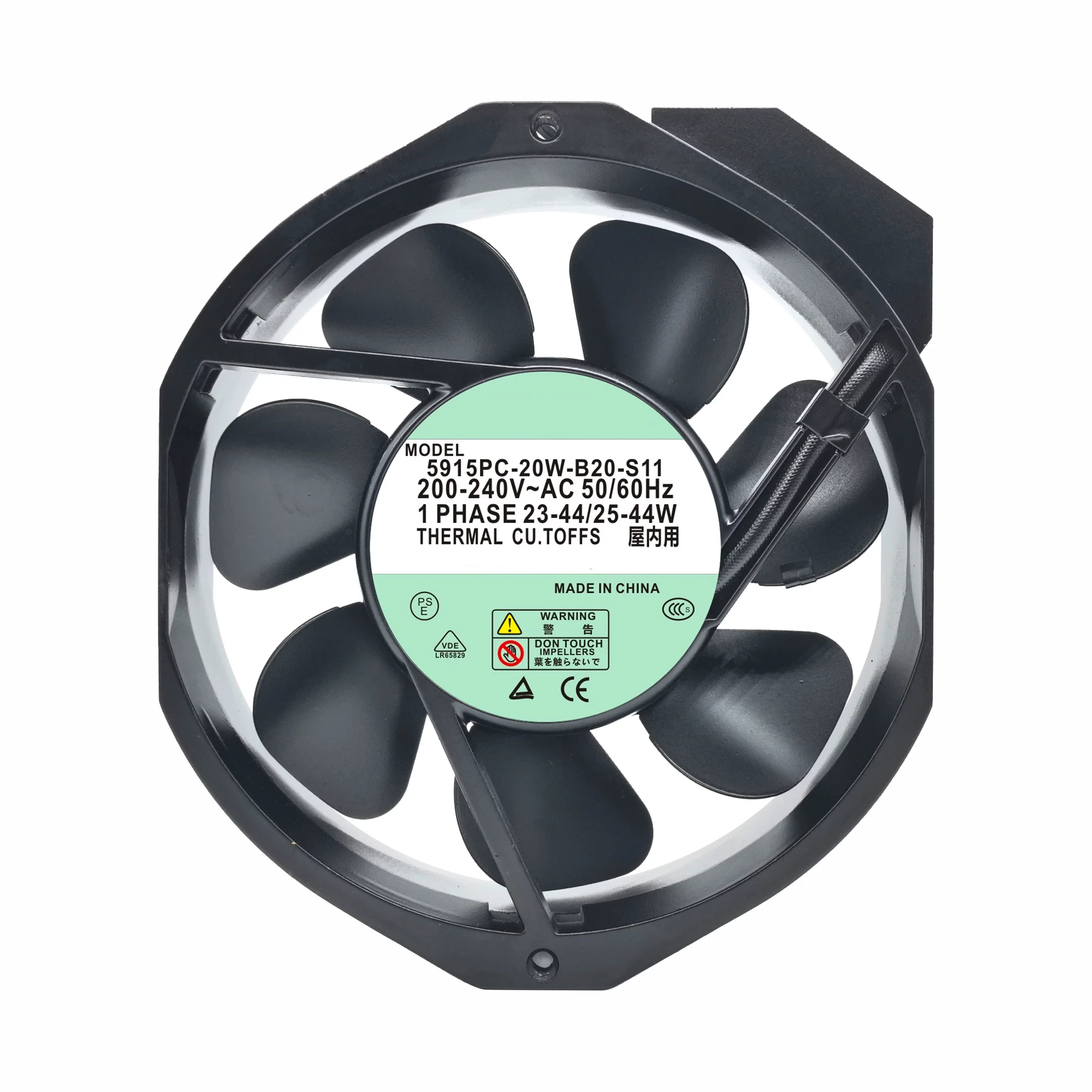 

Cooling Fan 5915PC-20W-B20-S05 5915PC-20W-B20-S11 S12 5915PC-20W-B20-SM0 SM1 172MM*150MM*38MM 17238 17cm 2-PIN