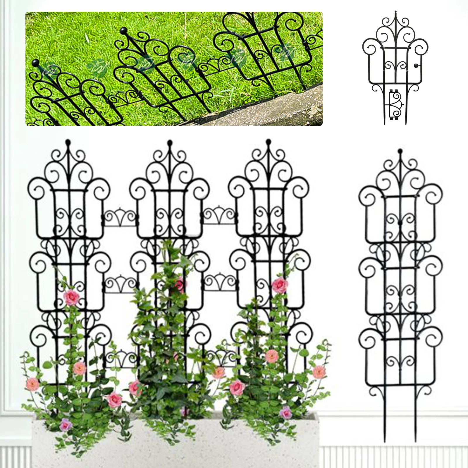 

Garden Trellis Potted Plant Support DIY Climbing Trellis 16inch for House Plants Potted Plants Vines Potted Climbing Plants