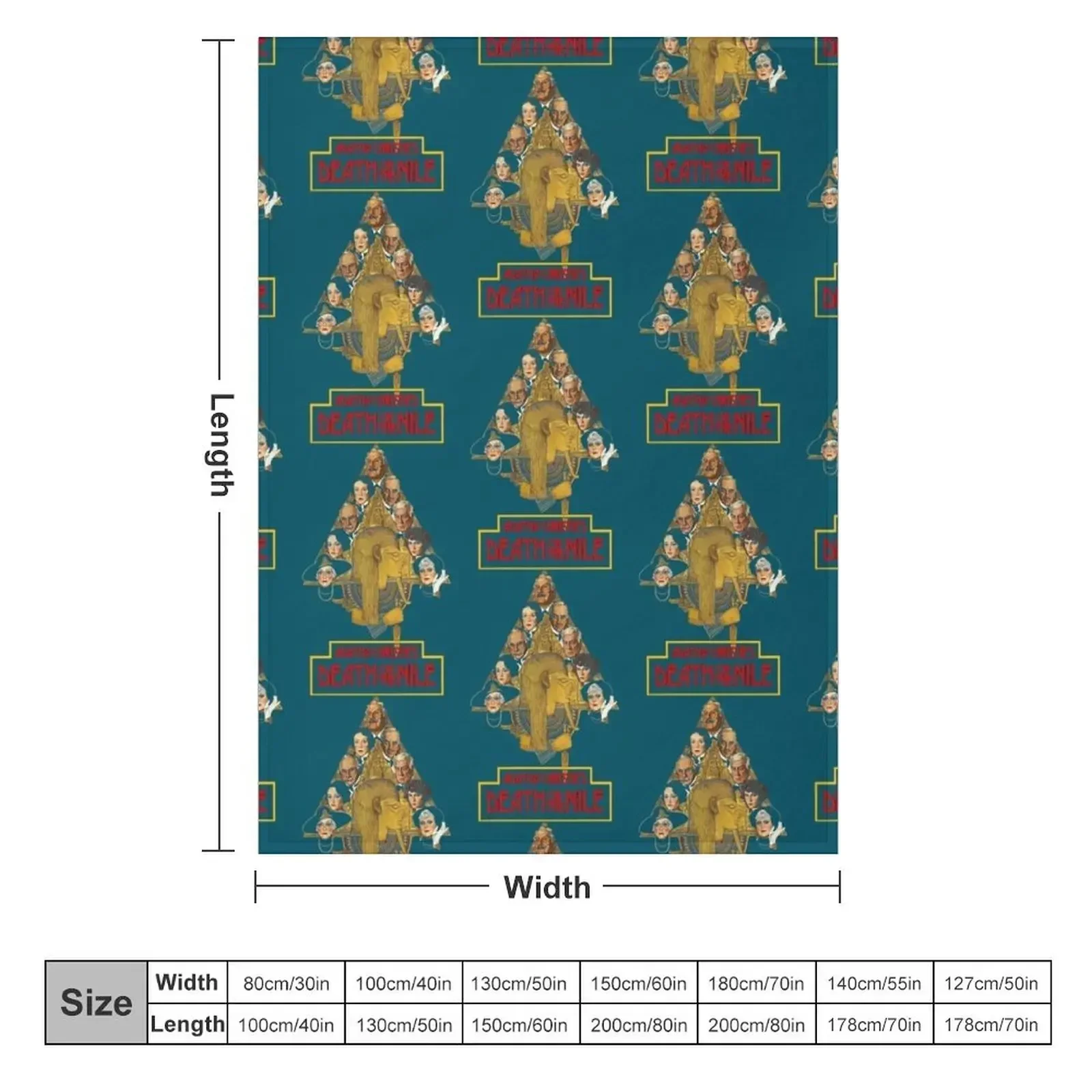 Death On The Nile Retro Throw Blanket heavy to sleep Sofa Throw Furry Summer Hairy Single Blankets