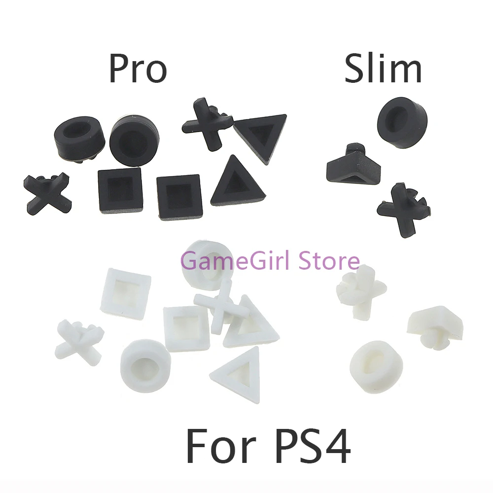 

30sets Replacement For PlayStation4 PS4 Pro Slim Console Housing Case Silicone Rubber Bottom Feet Pads Cover
