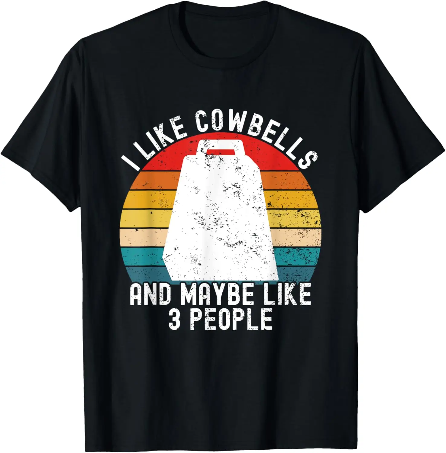 

Cow Bell More Cowbell Vintage Funny Drummer Cowbell Funny T-Shirt