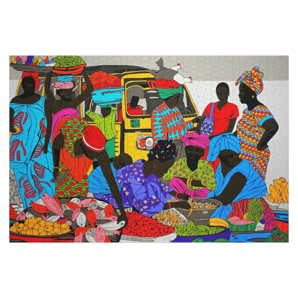 

Деревянный пазл с индивидуальным изображением и именем на заказ, персонализированный подарок для африканского рынка