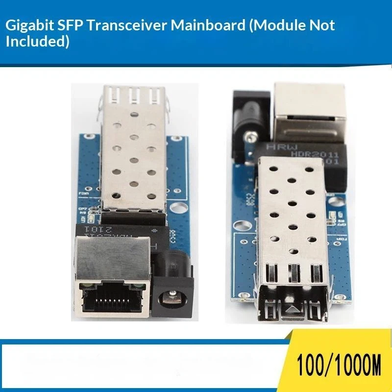 DC 5–12V Gigabit Transceiver Mainboard 10 100 1000M High Speed Transmission For Network Engineering Home LAN