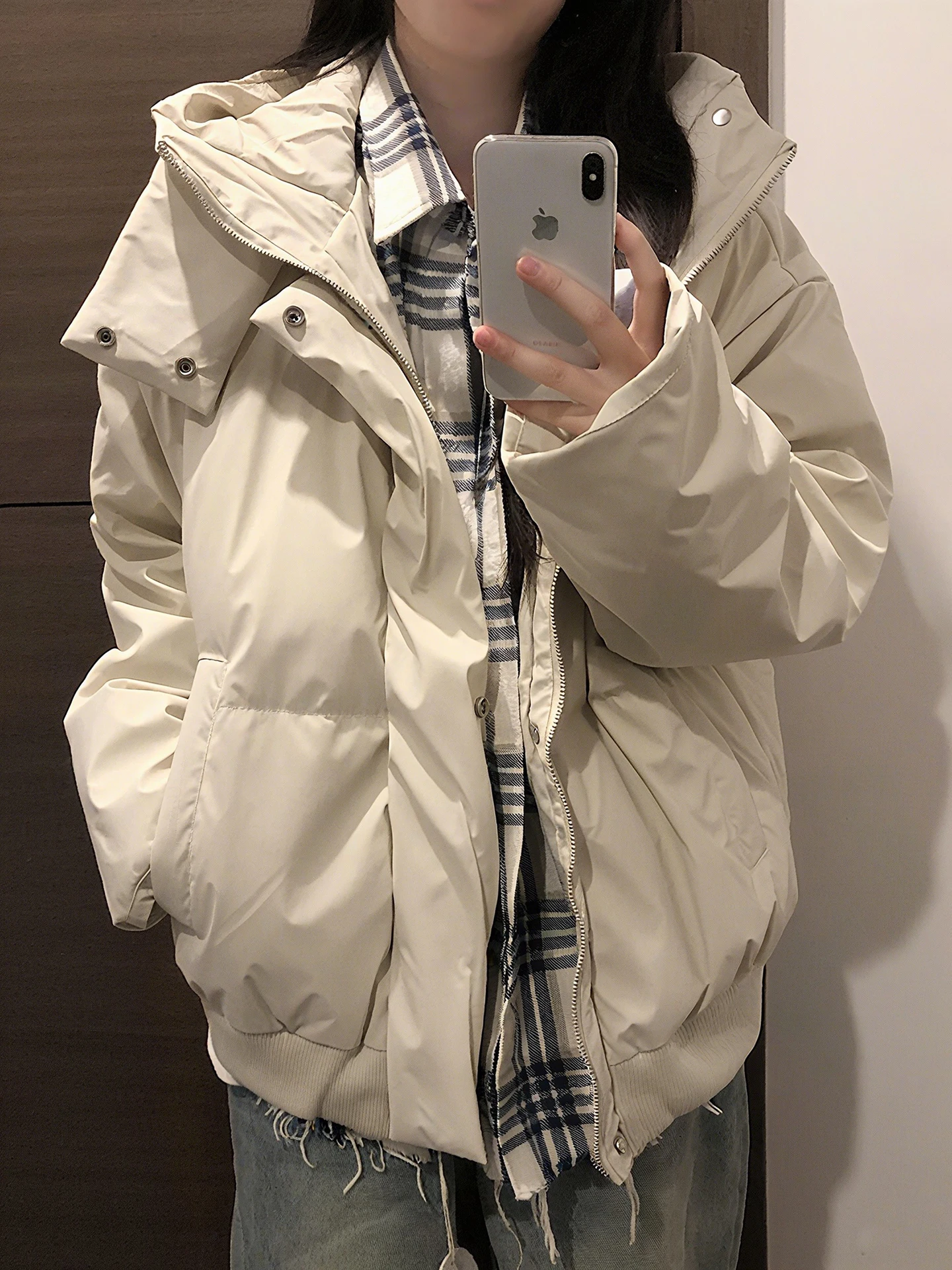 

Утепленная хлопковая куртка-пуховик для мужчин, зимнее теплое пальто из искусственной кожи, ветрозащитное, в американском стиле, повседневное