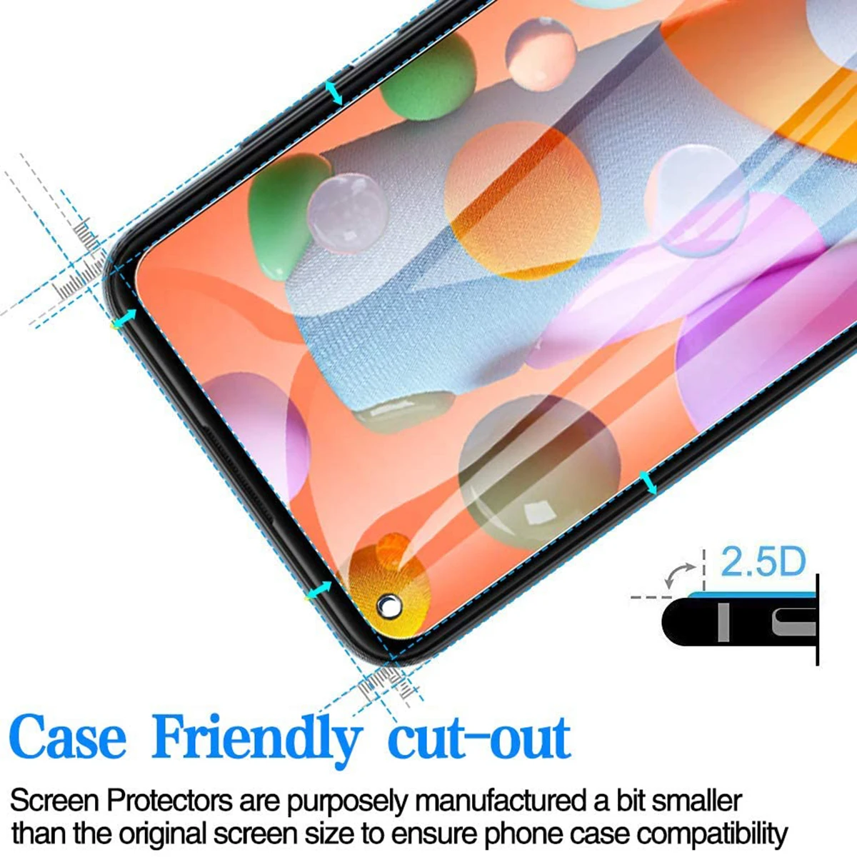 2/4Pcs Tempered Glass For Samsung Galaxy A11 M11 Screen Protector Glass Film