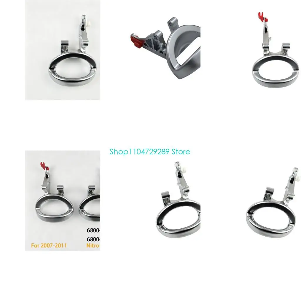 D8KE Silver Finish Interior Door Pull Handle, Cabin Repair Part for Smooth Inside Door Opening and Everyday Vehicle Use
