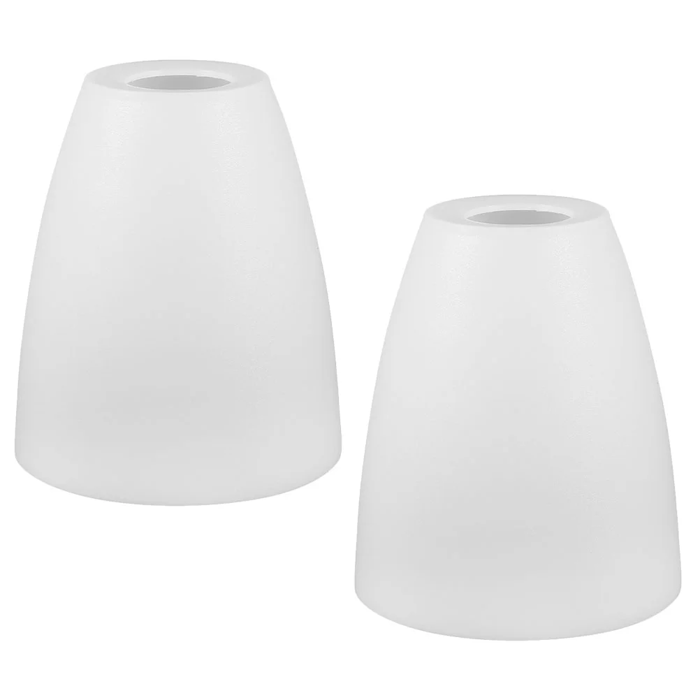 2 Pcs Plastic Lampshade Shades Ceiling Light Cover for Wall Lampshades Small Glass