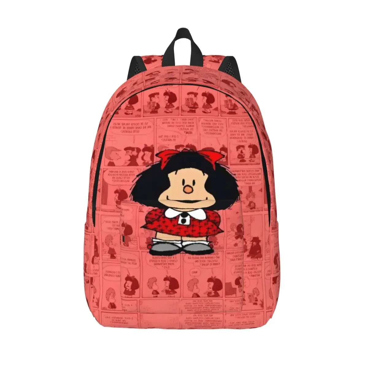 

Mafalda Anime Cute Cartoon Backpack Men Women Fashion Student Hiking Travel Daypack Manga Comic College Canvas Bags Lightweight