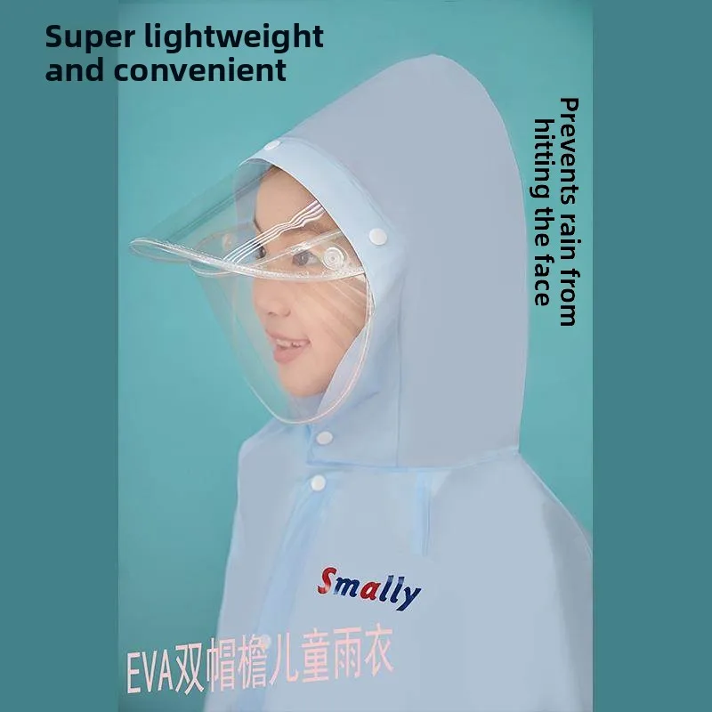 

Детский дождевик EVA: модный плащ-дождевик на все тело с местом для рюкзака для детского сада и малышей