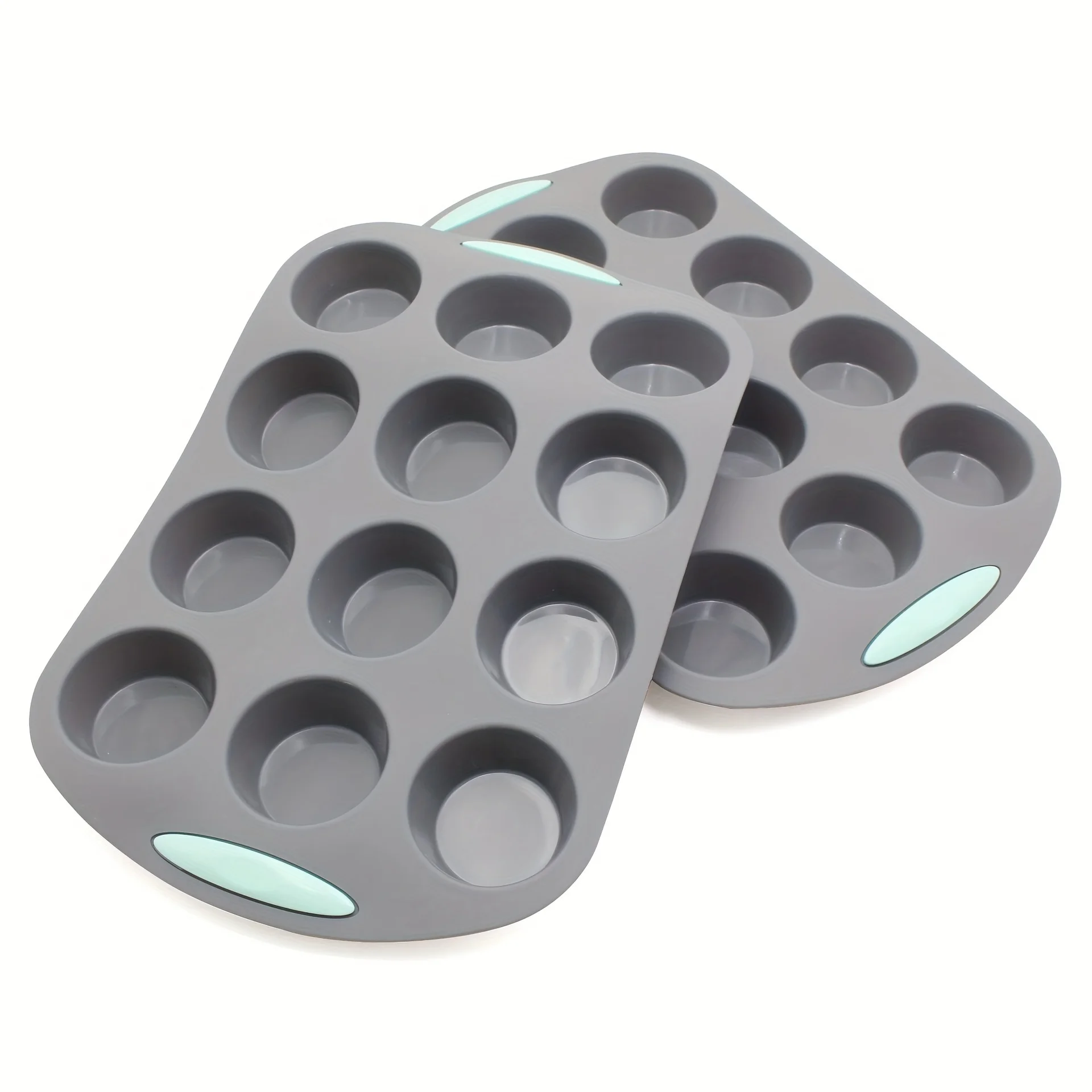 Heat resistant silicone loaf bread muffin donut cake baking tray oven baking pan silicone bakeware set Silicone Cake Pan Set