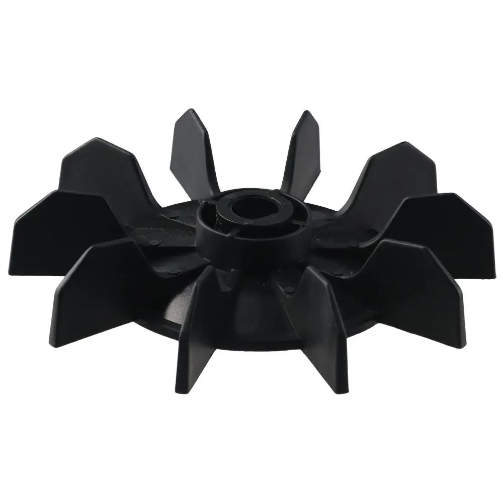 with 10 Vanes 14mm Shaft Motor Fan Blade Small 135mm OD Direct on Line Motor Blade Black Plastic Air Compressor Accessories