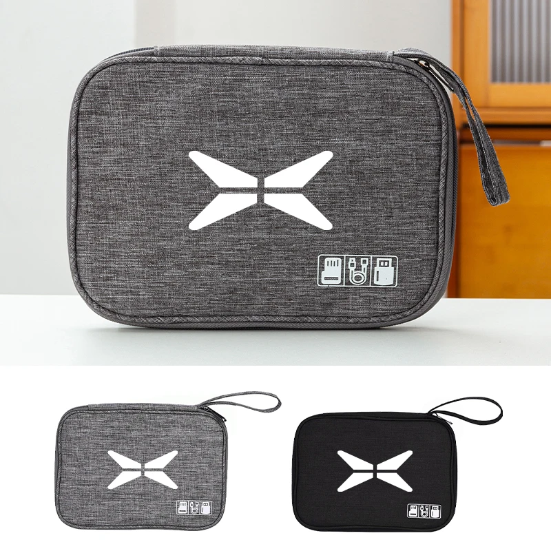 Car Logo Digital Storage Bags Electronics Organizer Bag Data Line Charger Plug Storage Tools For Xpeng P7 G3 G3i G9 P5 X2 N5 F30