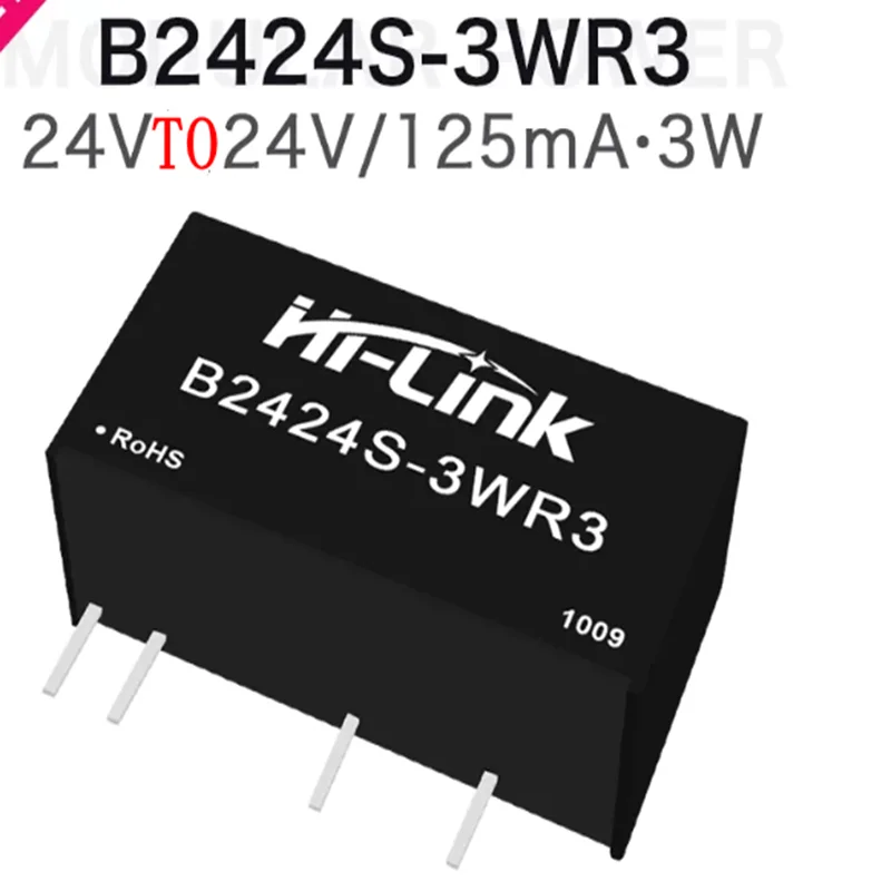 5pcs-20pcs B2405S-3WR3 B2403S-3WR3  B2412S-3WR3 B2415S-3WR3  B2424S-3WR3 SIP 3W power level isolated DC-DC power modules
