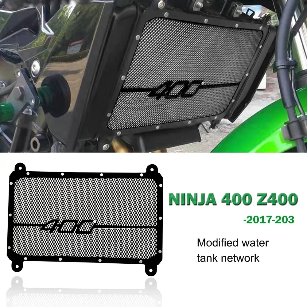 For NINJA400 ninja 400 Z400 Z 400 2017-2022 2022 2023Motorcycle Accessories Radiator Grille Guard Cover Protector