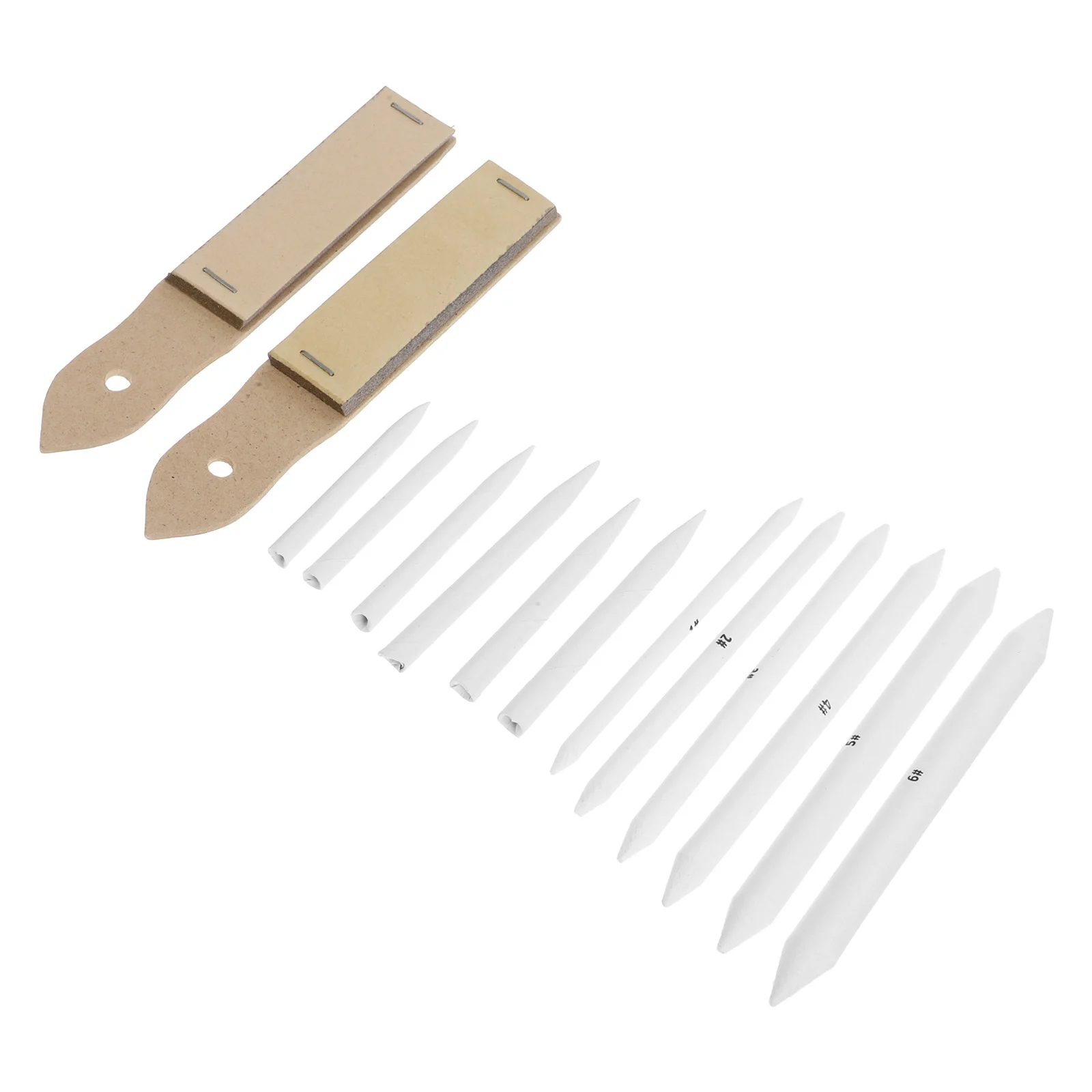 Sketch Tool Set Classroom Pencil Sharpener Sandpaper for Blending Stumps Manual Sharpeners Remover Tortillons Pencils