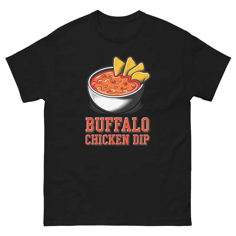 Camiseta divertida de dibujos animados con imagen de comida para amantes de la inmersión de pollo Buffalo