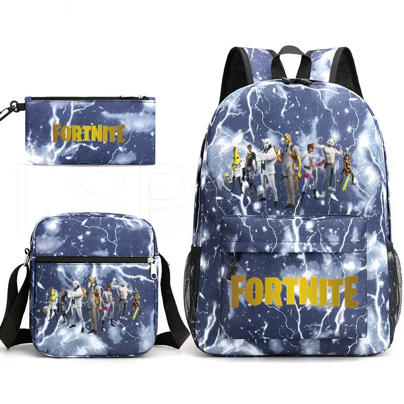 Fashion Backpack Students School Bags Fortnites Girls Boys Children\'s Schoolbag Mochilas Teenage Fortnites Print Bookbag