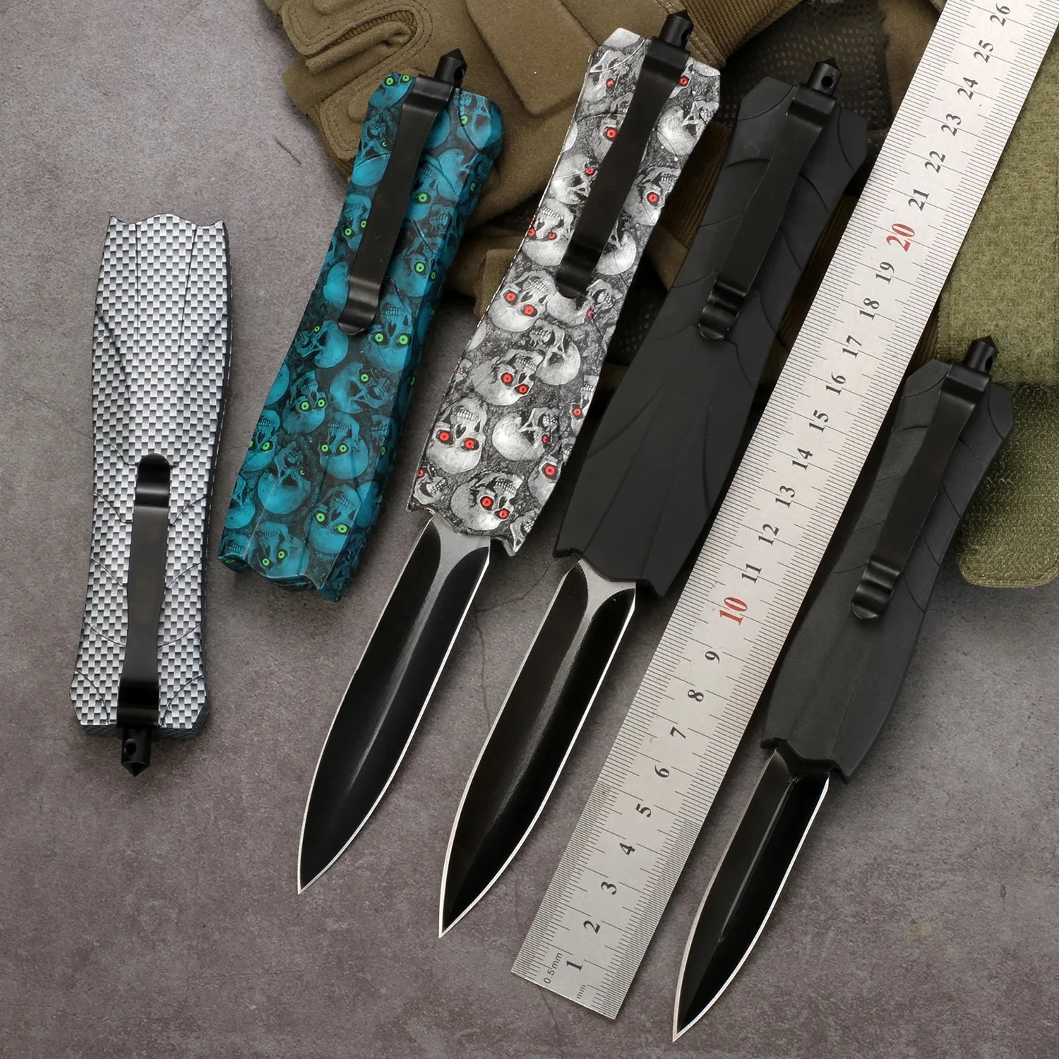 BM 3300 Quick Automatic Opening Fixed Blade Hunting Camping Self Defense Lifesaving EDC Multifunctional Knife