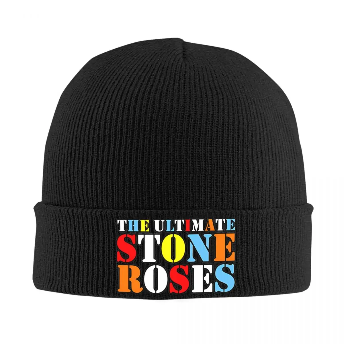 Stone Roses The Ultimate Beanie Hats Bonnet Hats Men Women Retro Outdoor Knit Hat Autumn Winter Custom Elastic Caps