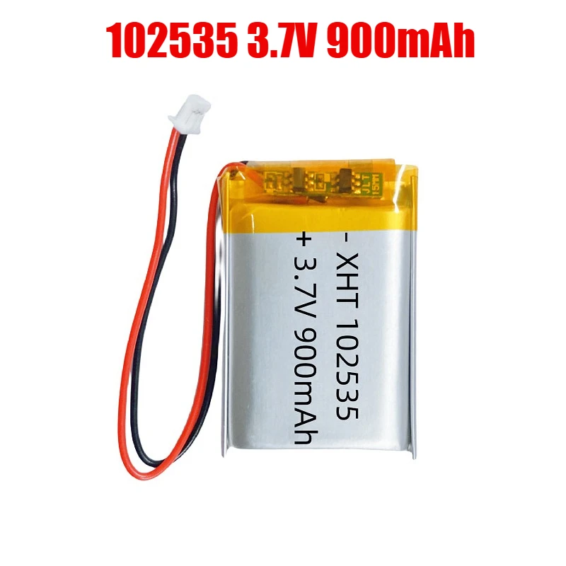 

1-4pcs 102535 Battery 900mAh 3.7V Lithium Polymer Battery for GPS Smart Watch Flashlight Electric Toy Speaker Headset