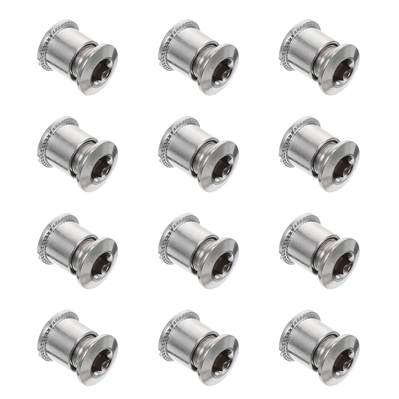 12Pcs Cankset Screw Chain Wheel Fixing Screw Strong Anti-Loosening Lightweight for Bike Crankset Repair Cycling Replacement Tool