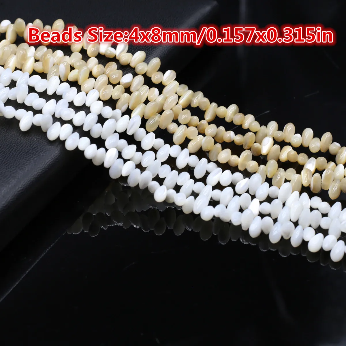 

Horizontal Hole Shell Beads Natural Freshwater Shell Irregular Beads For Jewelry Making DIY Necklace Bracelet Earrings Accessory
