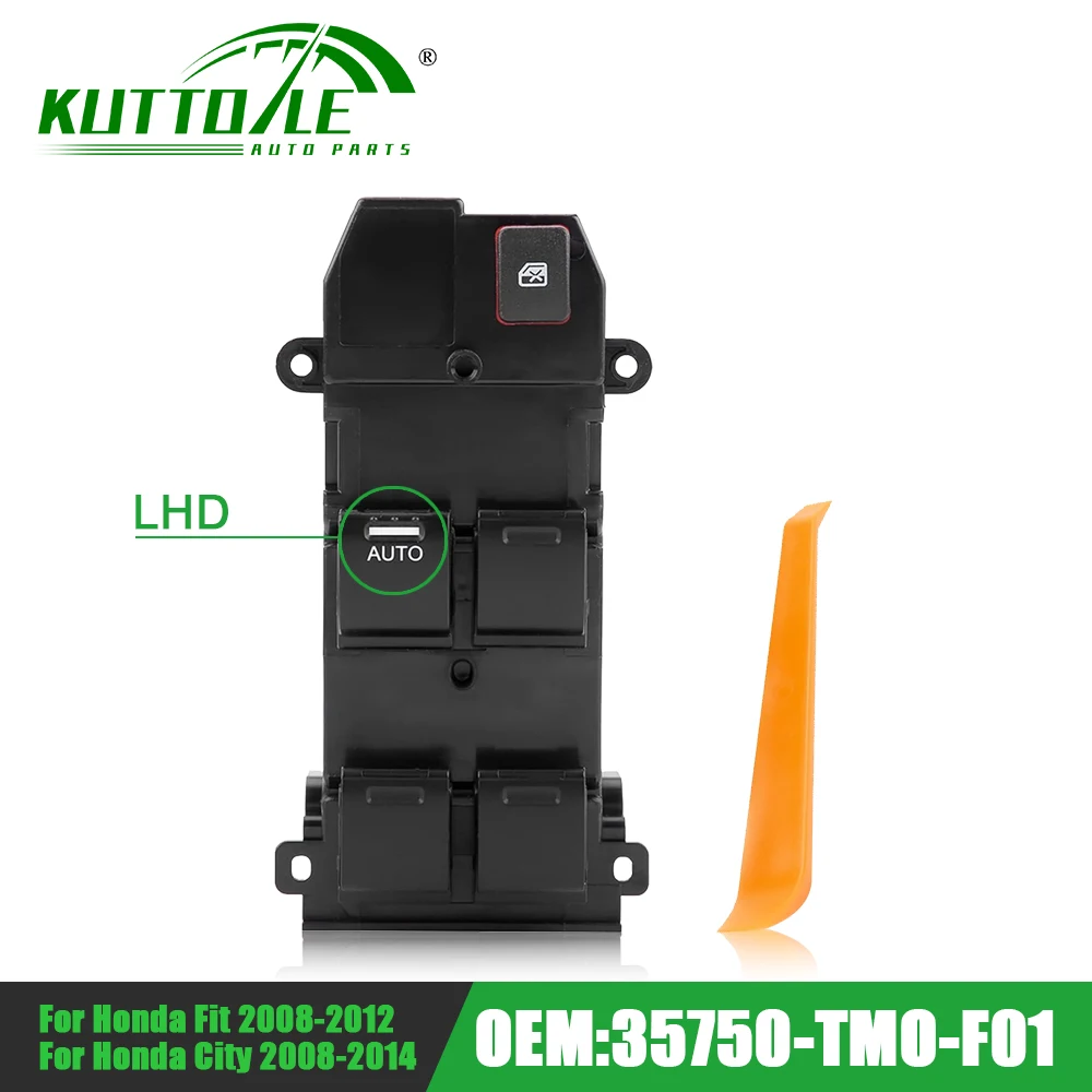 35750-TM0-A01 Car Power Window Switch Lifter Control Button 35750TM0A01 35750-TM0-F01 35750TM0F01 For Honda FIT City 2007-2012