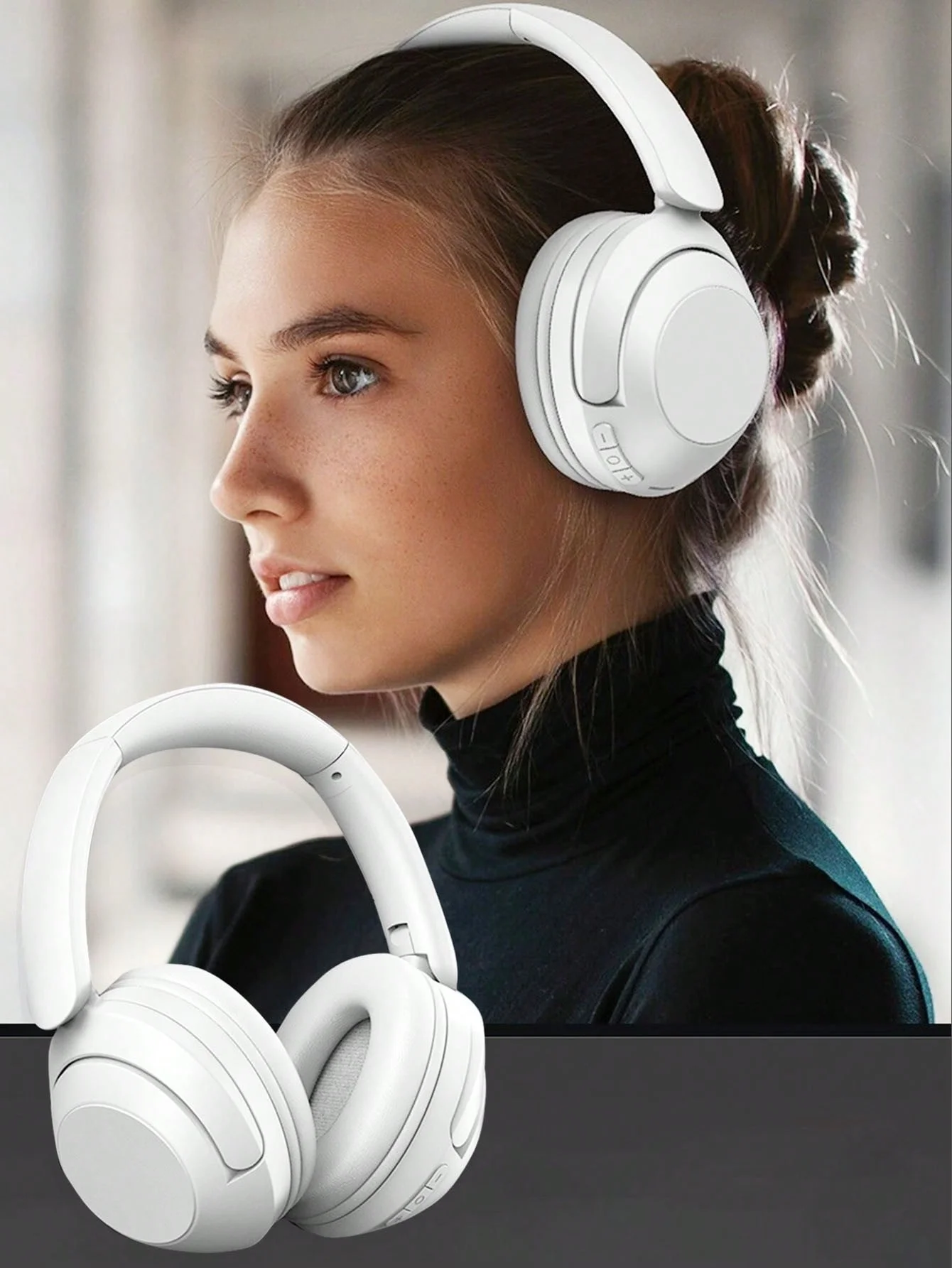 Wireless Bluetooth Over‑Ear He - Anc Wireless Over Ear Headphones review and price