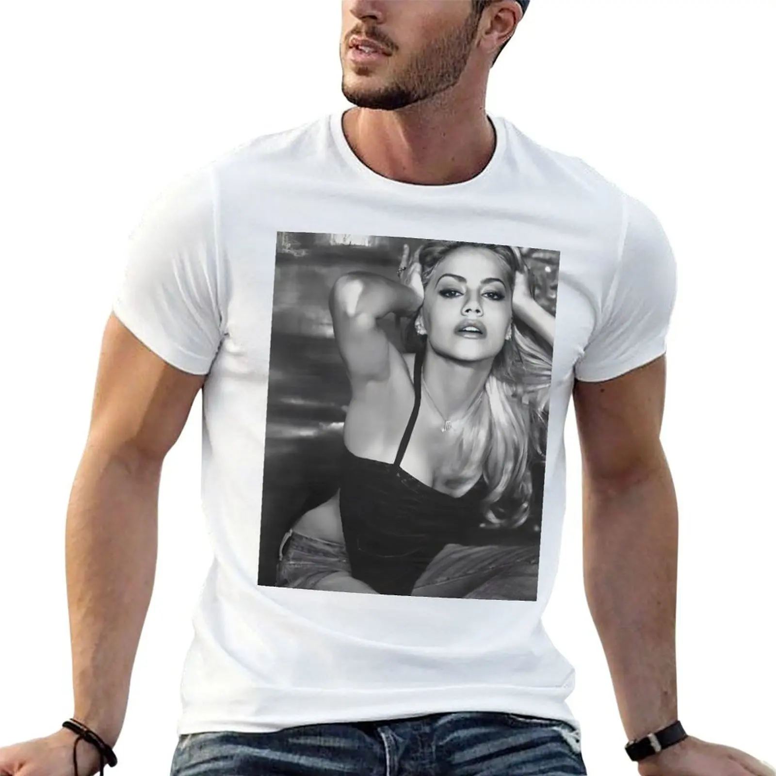 

Brittany Murphy Wall Art T-Shirt anime t shirts oversize man tshirt t shirts for man cotton T-shirt