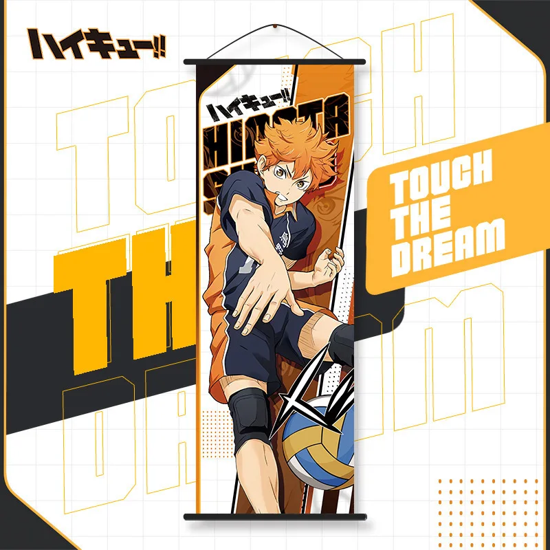 Haikyuu!! Poster Wall Long Hanging Ornament Cartoon Tobio Kageyama Hanging Painting Wallpaper Peripheral Support Holiday Gift