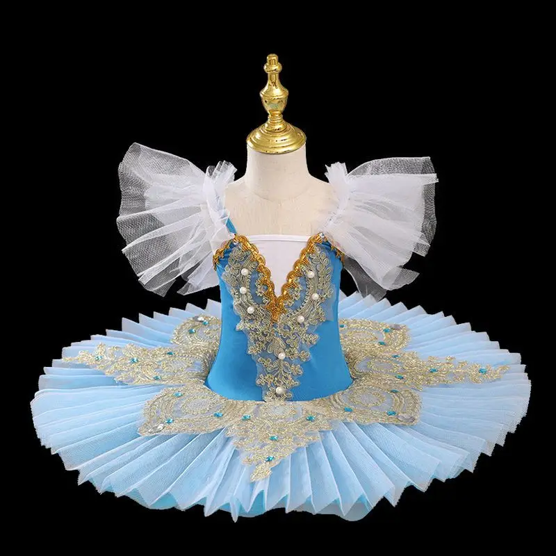 Niños cisne ballet profesional tutú niñas traje de bailarina fiesta contemporánea trajes de baile ballet tutú niño adulto