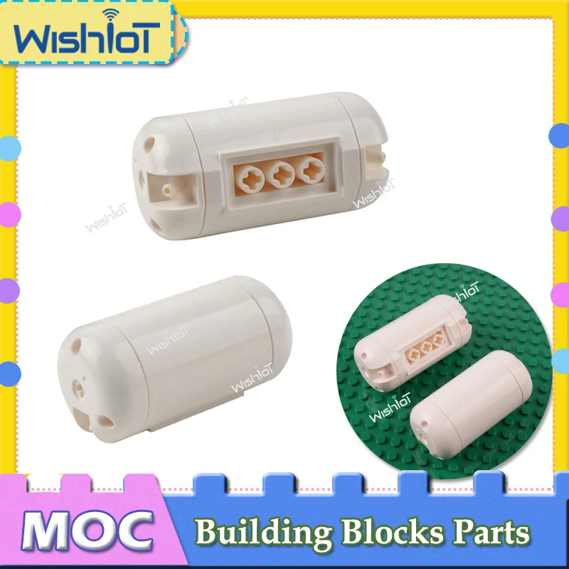 Tangki Udara Putih Pneumatik Bagian Blok Teknis MOC Batu Bata Pendidikan Dimodifikasi Aksesori DIY untuk 75974 Mainan Blok Bangunan Mobil