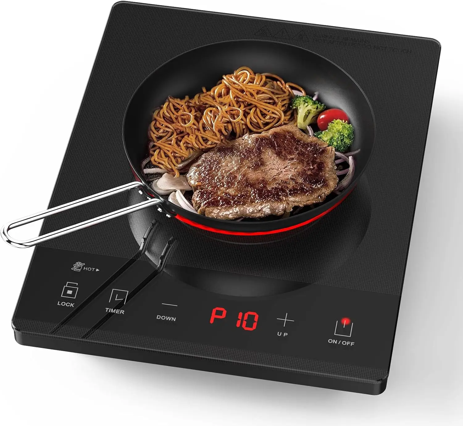 Electric Hot Plate Single Burner Portable Ceramic Cooktop For Cooking Ultra-thin Electric Stove Infrared Burner Cooker 1800W