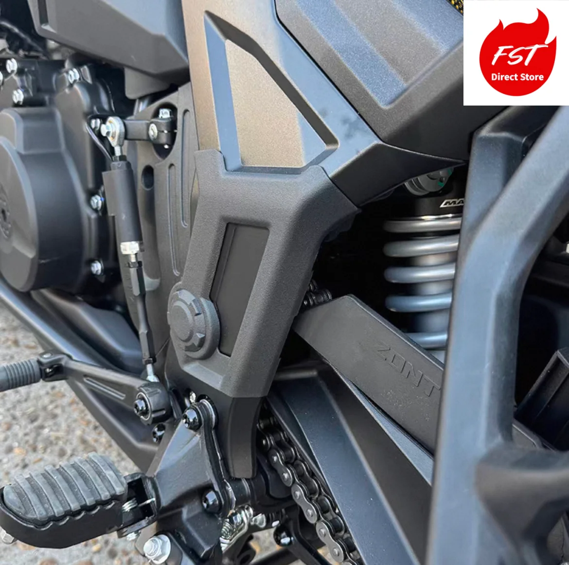 

For ZONTES 703F frame side cover anti-wear cover ADV side panel left and right protection plate rear flat fork decorative cover