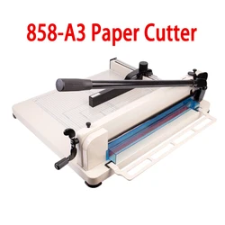 858-A3 A4 Manual Paper Cutting Machine 40mm thickness Desktop Stack Paper Cutter Paper Trimmer