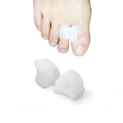 2pcs Soft Silicone Gel Toe Separator Hallux Valgus Bunion Spacers 0verlapping Toes Thumb Corrector Foot Care Tool C1587 2pcs So