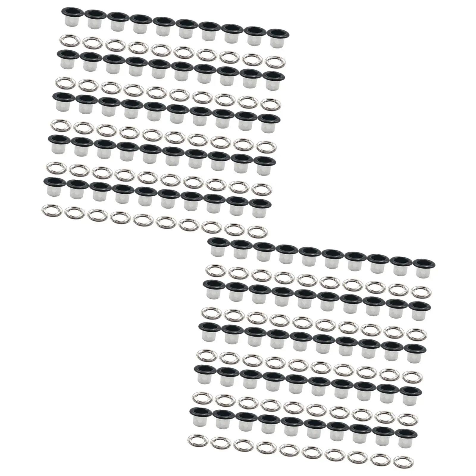 100x metal eyelet-n-set, shape, multifunctional small for, scrapbooking, canvas,