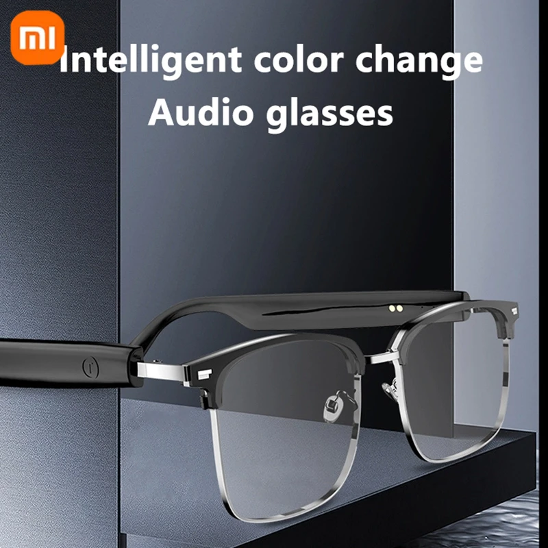 Xiaomi AI النظارات الذكية HD كاميرا الدردشة GPT بلوتوث دعوة صوت مساعد التحكم الملاحة مقاوم للماء نظارات رياضية ذكية جديدة