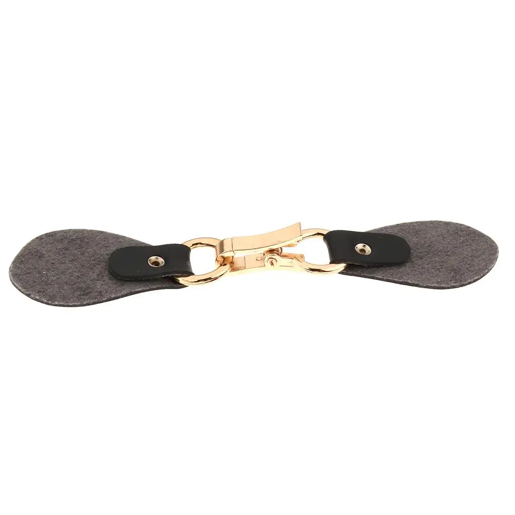 Botón de palanca de cuero y Metal, chaqueta de abrigo, accesorio de costura DIY