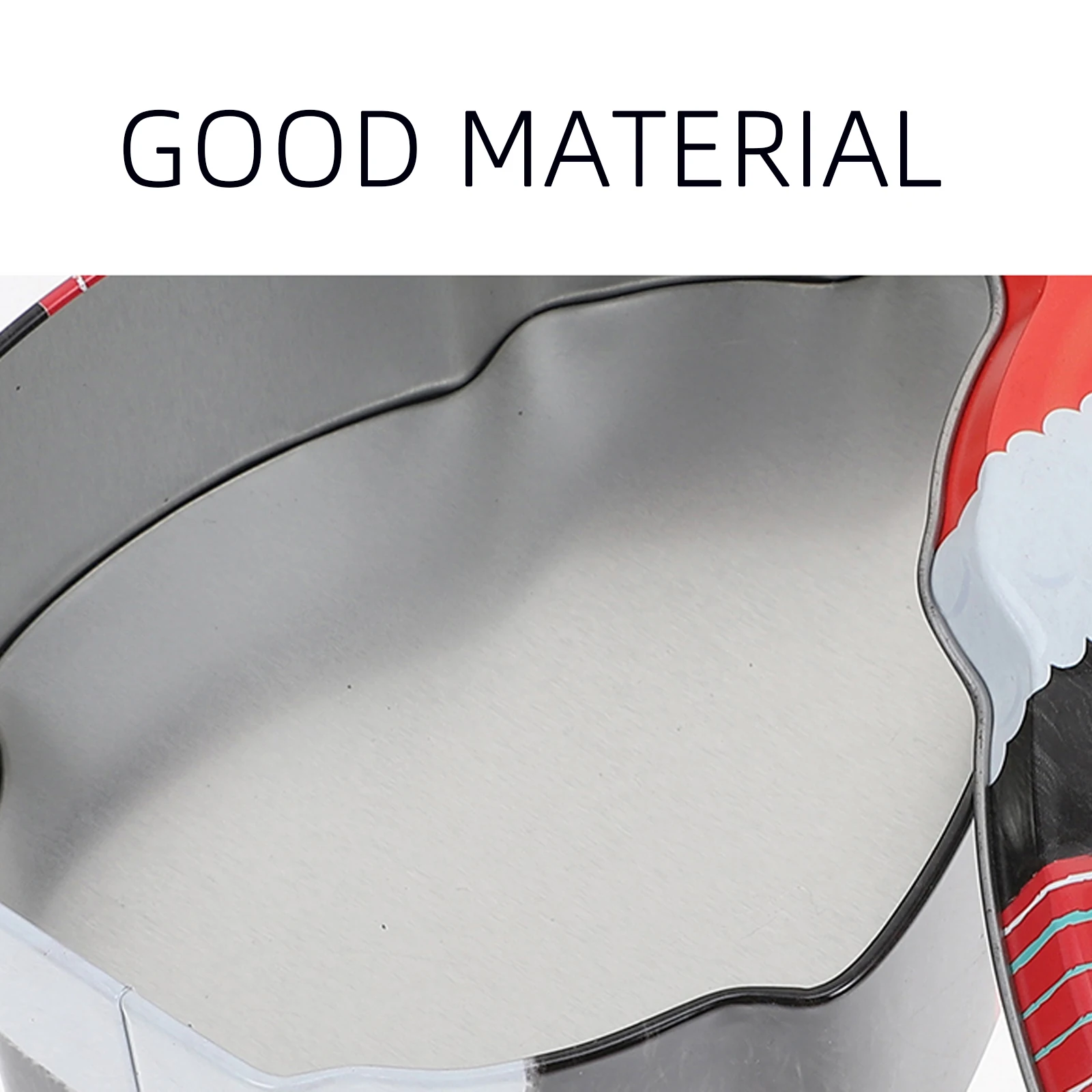 

1Pcs Tinplate Christmas Candy Box Exquisite Gift Holder for Fruits Biscuits Sweets Candy Packing Box Christmas Decor