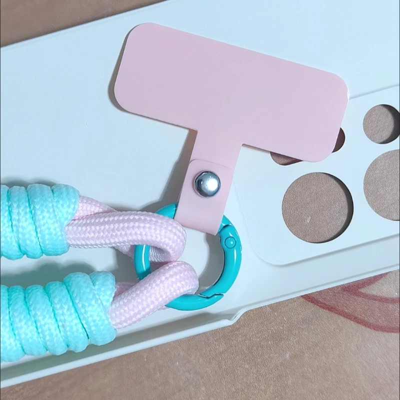 

1 шт. противоударный ремешок-цепочка для телефона на руку, шнурок-подвеска, разноцветный ремешок для мобильного телефона