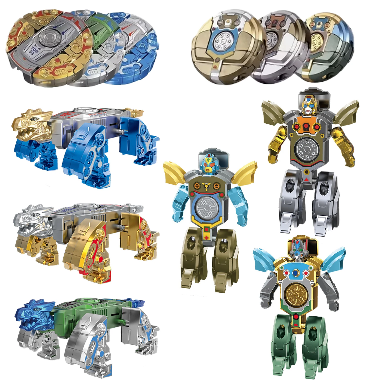 

Трансформируемая игрушка-гироскоп, изменяющееся вращение робота, крутой креативный антистресс, гироскоп для пальцев