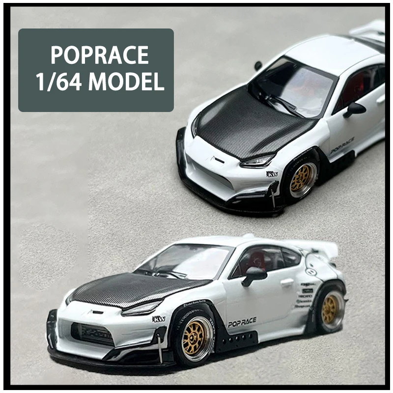 

POPRACE масштаб 1:64 GR86 ZN8 сплав имитация модели автомобиля коллекция дисплей орнамент игрушка в подарок