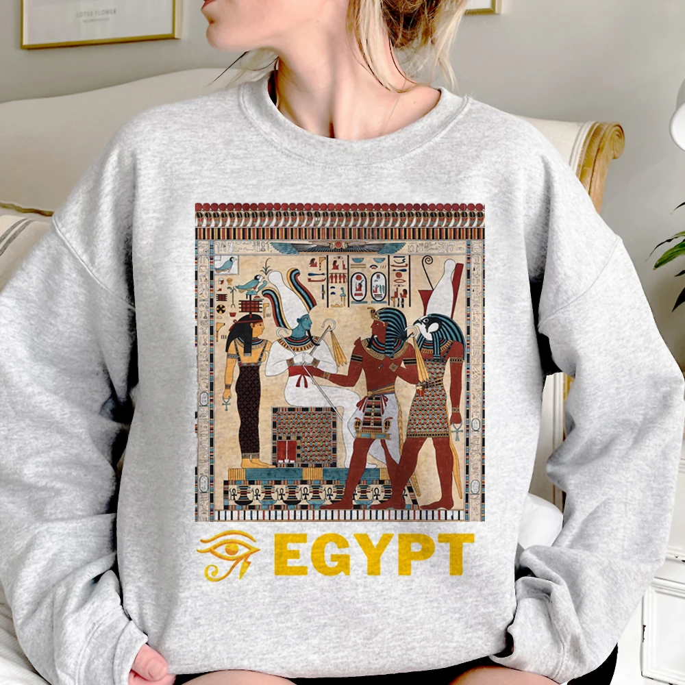 Sudaderas con capucha de Egipto para mujer, gráfico de invierno, tiradores góticos japoneses, capucha de los años 90