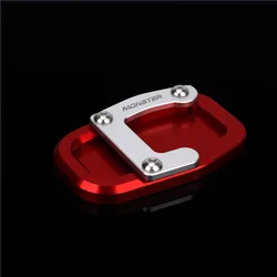 For DUCATI Monster 821 696 796 795 797 1200 1200S Motorcycle Kickstand Foot Side Stand Extension Pad Support Plate Enlarge Stand