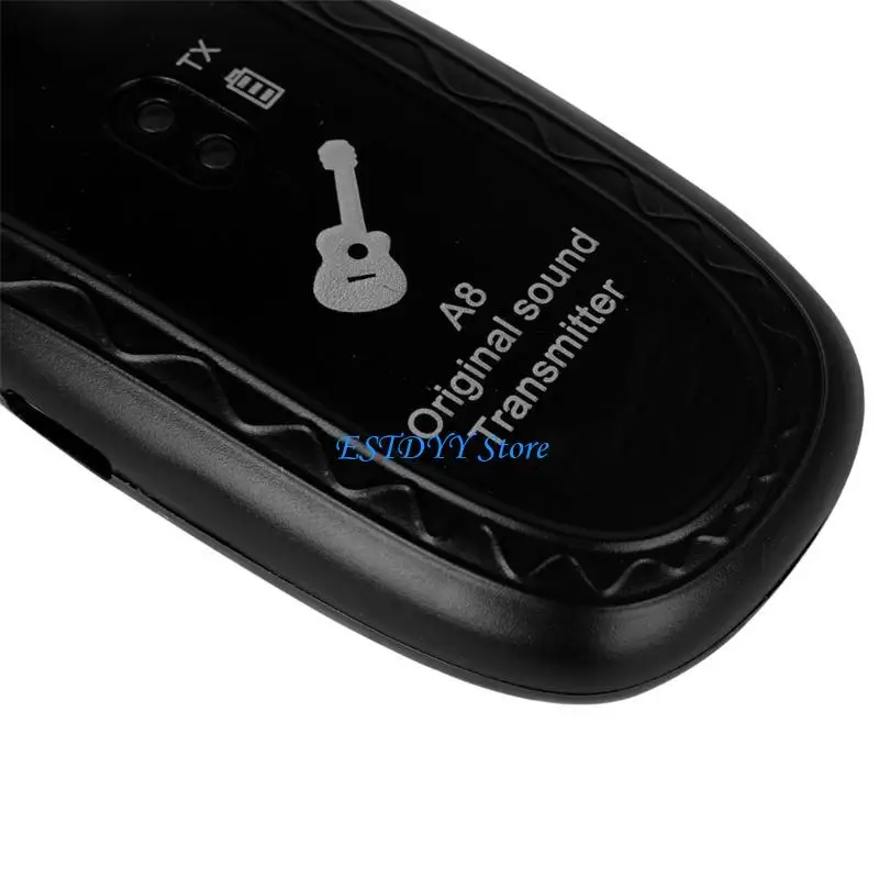 

G6DE Electric Guitar Transmitter Receiver Set Extended Sound Easy Setup Musician Equipment Accessory Plastic Texture