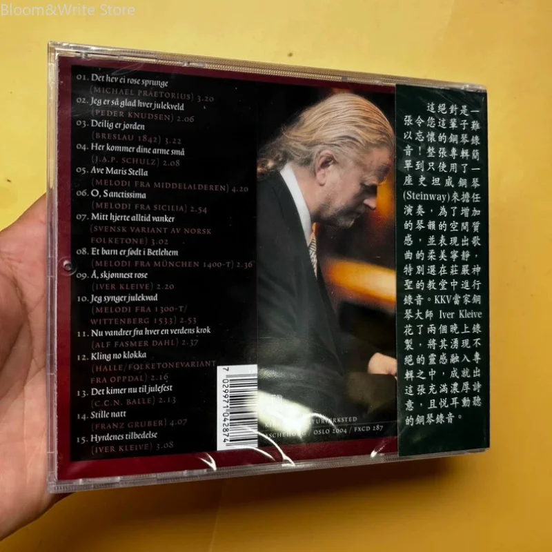 Iver Kleive Meditasjoner Over Kjente Julesanger CD, Piano Audiophile Nordic Christmas Carols 15‑Track Album