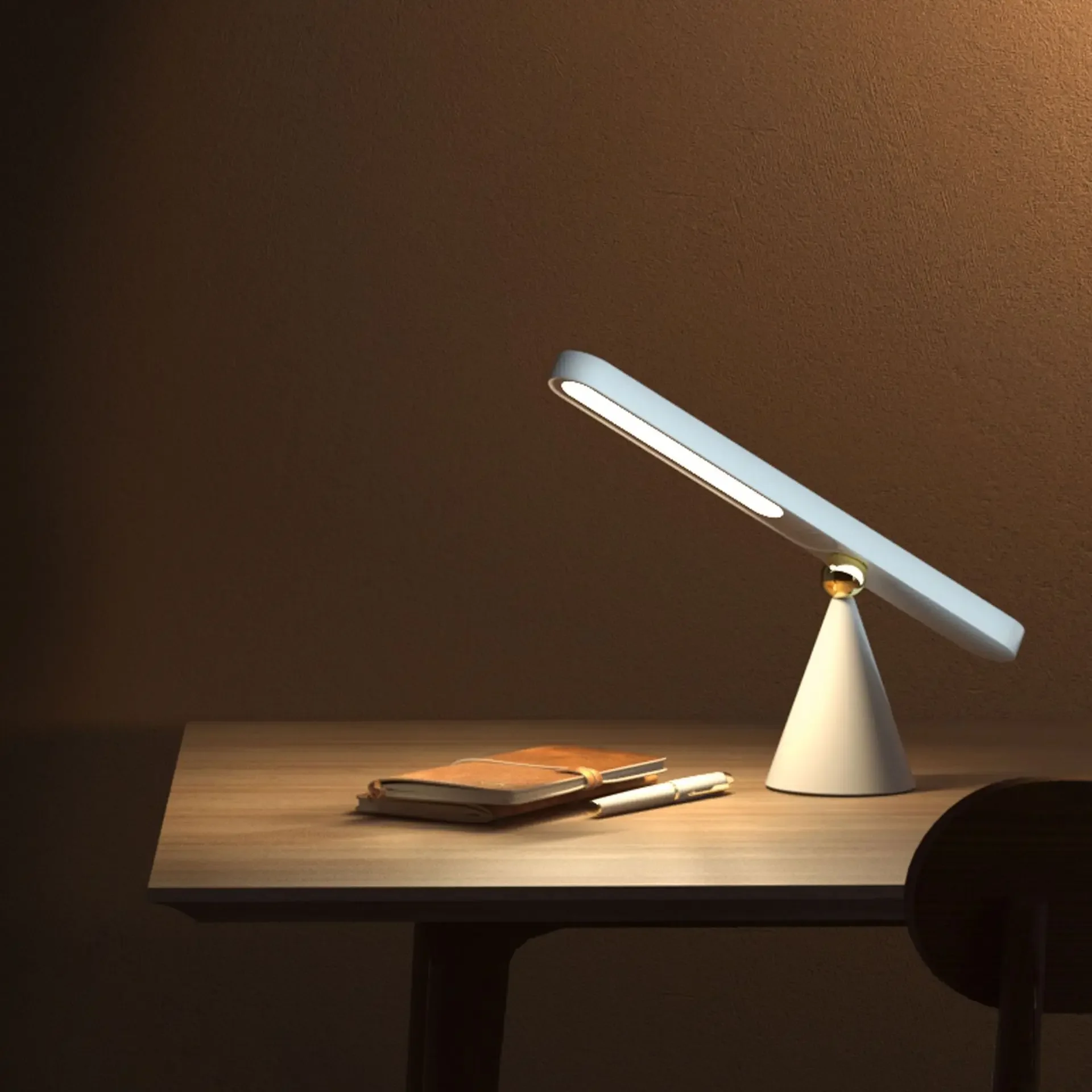 Bedroom Geometry Desk Lamp For Sleeping Night Light For Students Eye Protection Bed Head High-End Feeling Small Night Light