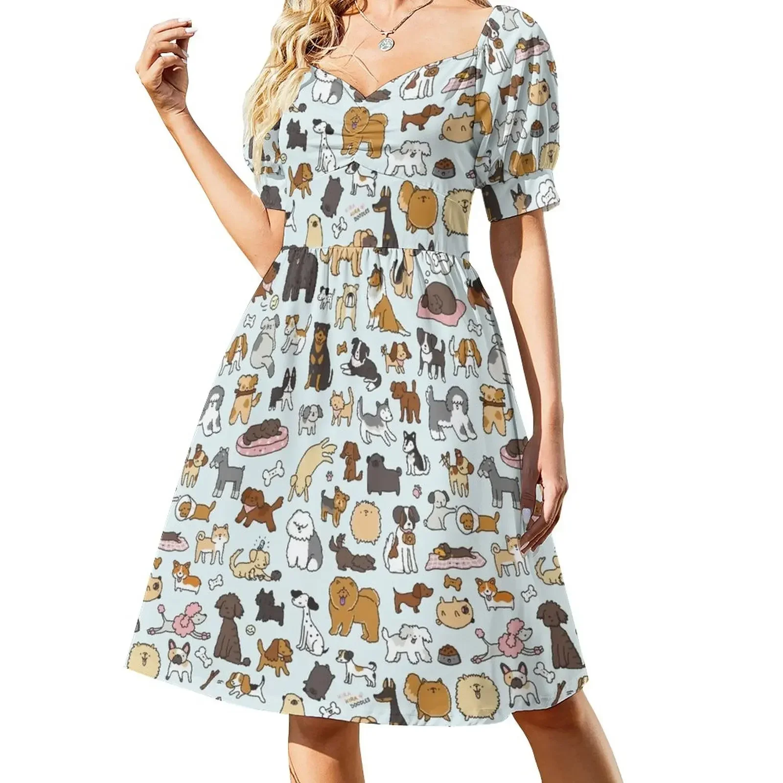 Doggy Doodle Sleeveless Dress dress korean style elegant evening dresses for women 2025 dress summer 2025 women