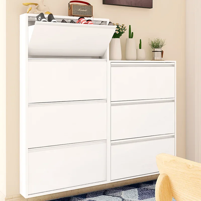 Organizador De Zapatos, muebles De pasillo, Zapatero moderno De Metal, Zapatero colgante De pared para sala De estar, Zapatero De almacenamiento